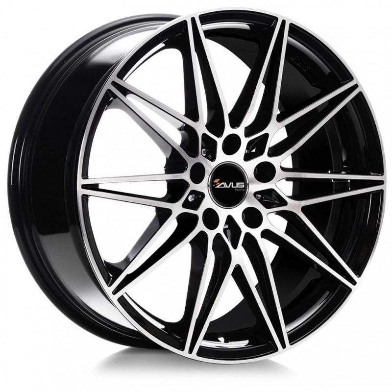 AC-MB5 9X19 5X120 ET44 72.6 BLACK POLISHED