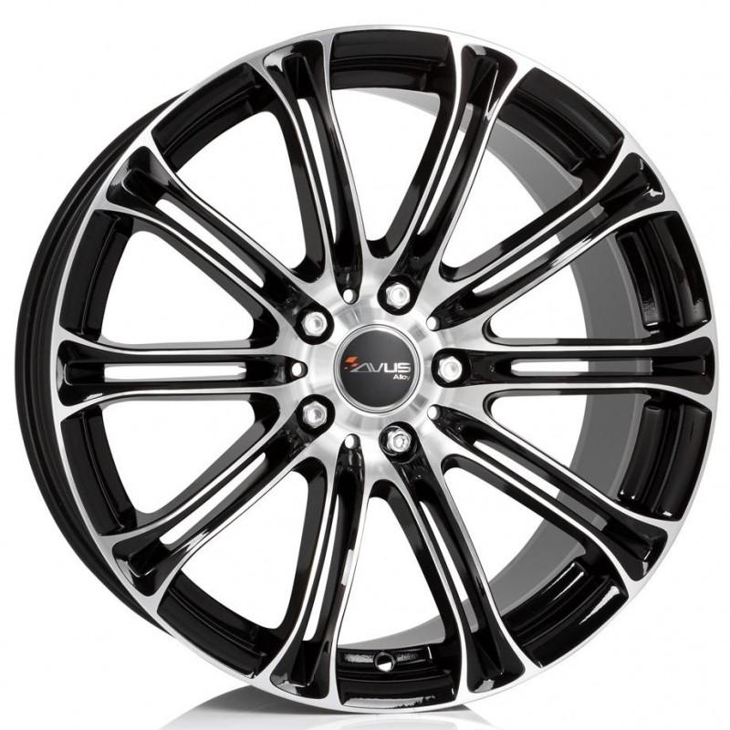 AC-MB1 8X18 5X120 ET34 72.6 BLACK POLISHED