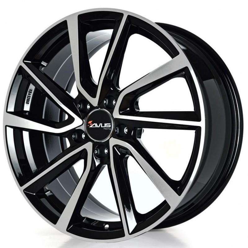 AC-518 9X20 5X120 ET45 72.6 BLACK POLISHED