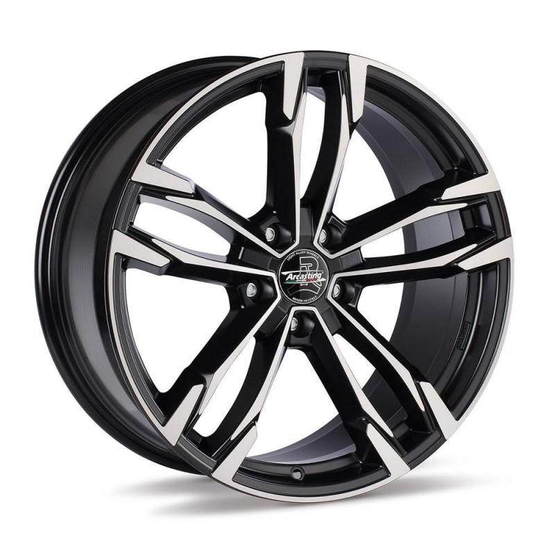 ARCASTING GIORGIONE 9X20 5X112 ET25 66.6 BLACK POLISHED