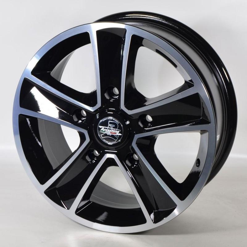 MAMMUT 8X18 5X112 ET50 66.6 BLACK POLISHED