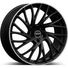 ENIGMA 8.0X18 5X110 ET40 65.1 BLACK MATT LIP POLISHED