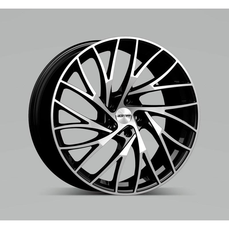 ENIGMA CONCAVE 10X21 5X112 ET19 66.6 BLACK POLISHED
