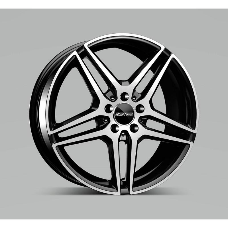 GMP MYTHOS 8.5X19 5X112 ET35 66.6 BLACK POLISHED
