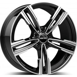 REVEN 9.5X20 5X120 ET37 72.6 BLACK POLISHED