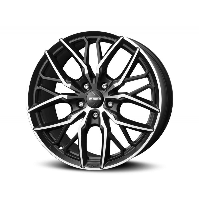 SPIDER 9.5X19 5X120 ET35 72.6 BLACK MATT POLISHED