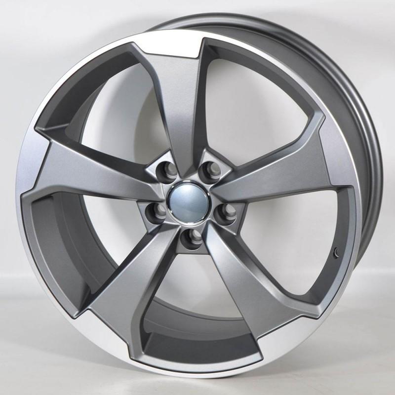 STUTGART A612 8.5X19 5X112 ET45 66.6 PULIDA ANTRACITA