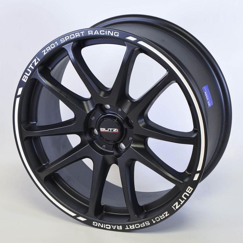 BUTZI ZR01 7.5X17 5 112 38 73.1 MAT BLACK/WHIT