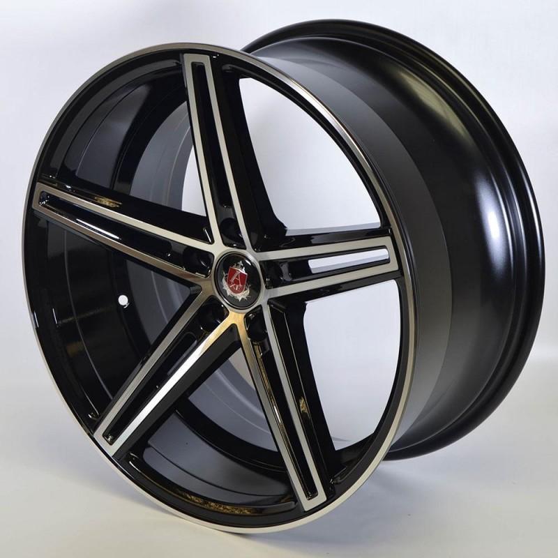 AXE EX14 8.5X19 5X112 ET42 73.1 BLACK POLISHED