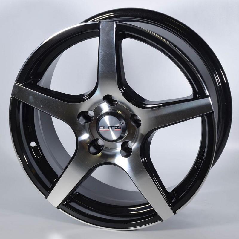 BUTZI IRON 6.5X15 5X100 ET35 67.1 PULIDA Y NEGRA