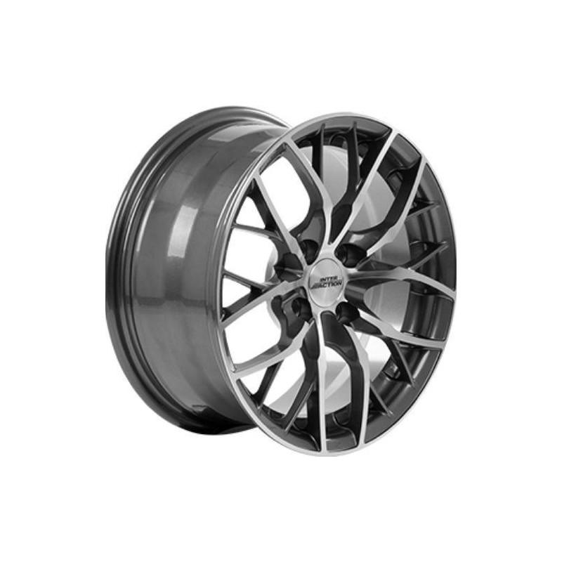 Llanta flash 7x15 4x100 et38 73.1 anthracite polished