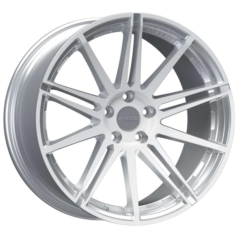 Llanta mallorca 8x18 5x105 et35 73.1 silver polished