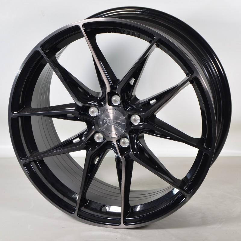 Llanta vertini rfs1.8 10x20 5x108 et35 73.1 black polished