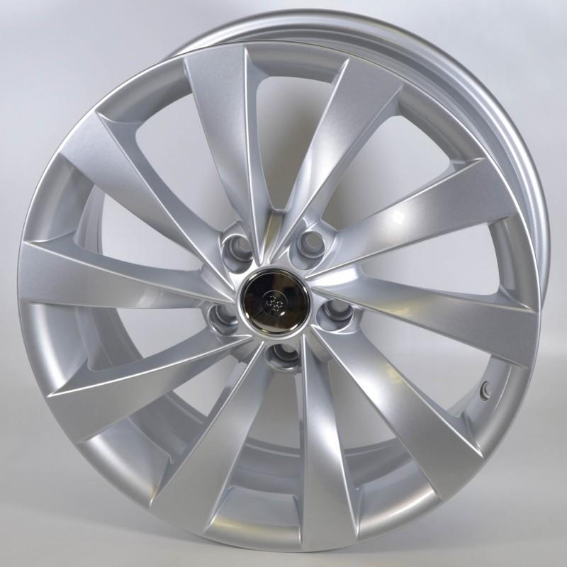 Llanta gbc 8x18 5x112 et45 57.1 plata