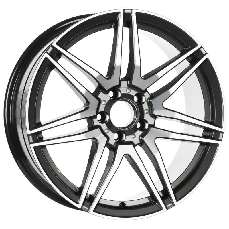 Llanta a360 8x19 5x112 et45 66.6 anthracite diamond