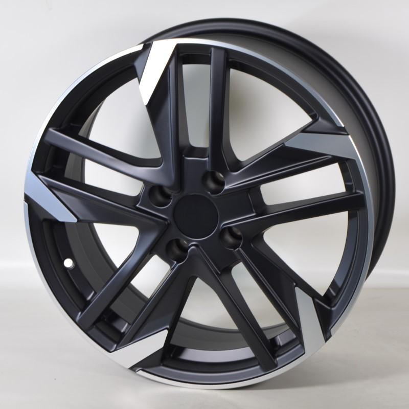 JW007 8X18 5X108 ET45 65,1 BLACK MATT POLISHED