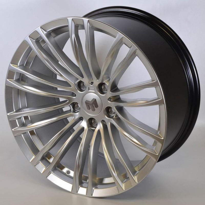 ITALIAN STYLE B536 9.5X19 5X120 ET33 72.6 PLATA