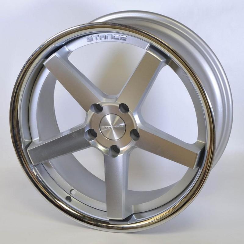 VERTINI FIVE 8.5X19 5X120 ET35 PLATA ARO INOX