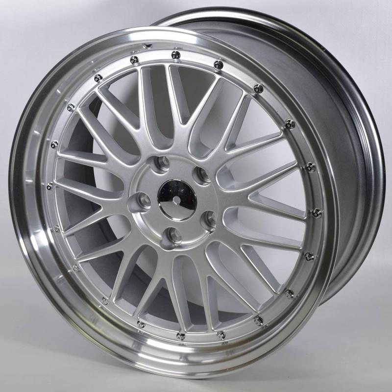 PDW LD944 9X18 5X120 ET30 72,6 LIP XXL PLATA ARO PUL.
