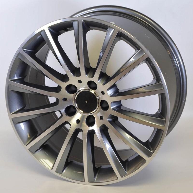 TWHEELS MERCURY 8.5X19 5X112 ET45 66.6 PULIDA Y ANTRACITA
