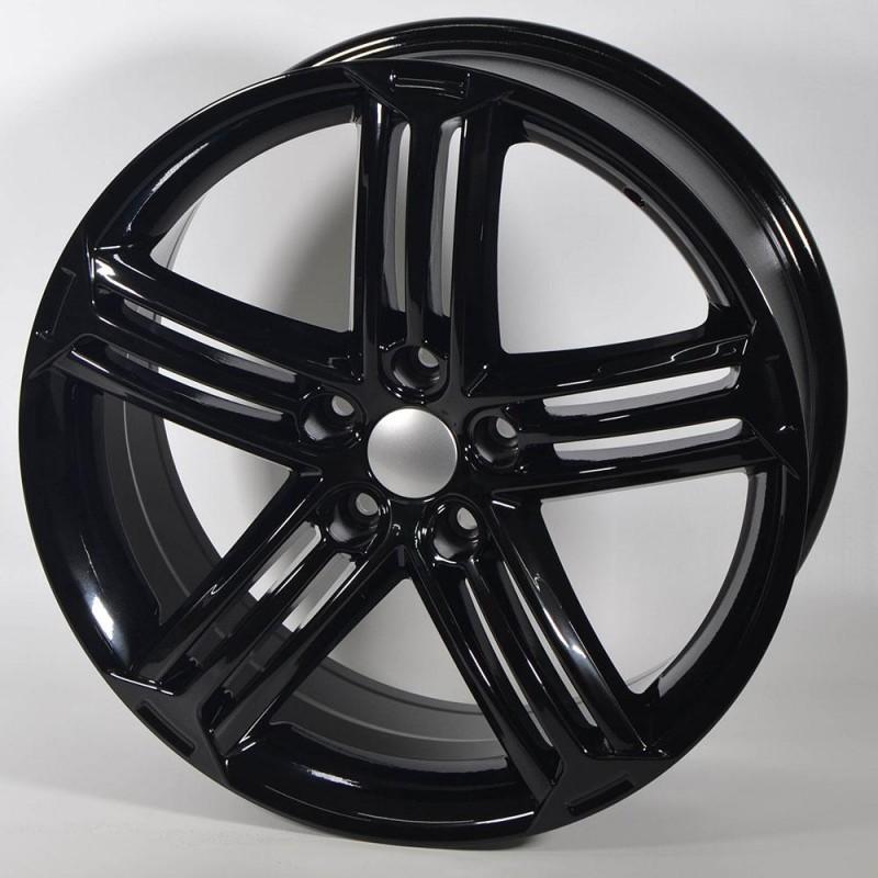 THREEFACE VICTORY 8X18 5X112 ET45 57.1 NEGRO