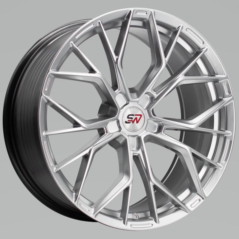 Llanta sw33 8x18 5x114.3 et45 73.1 hyper silver