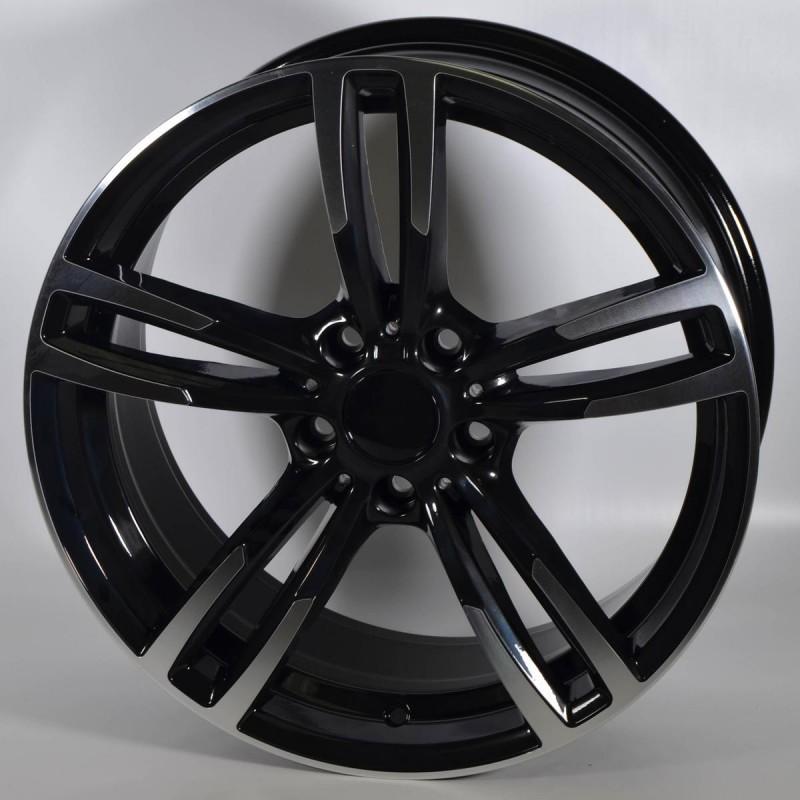 Llanta CAO 8.5X19 5X120 ET33 72.6 BLACK POLISHED