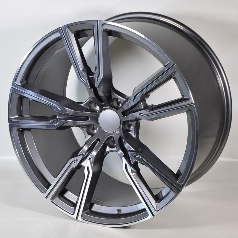 Llanta ID0062 11.5X21 5X120 ET38 74.1 ANTHRACITE POLISHED