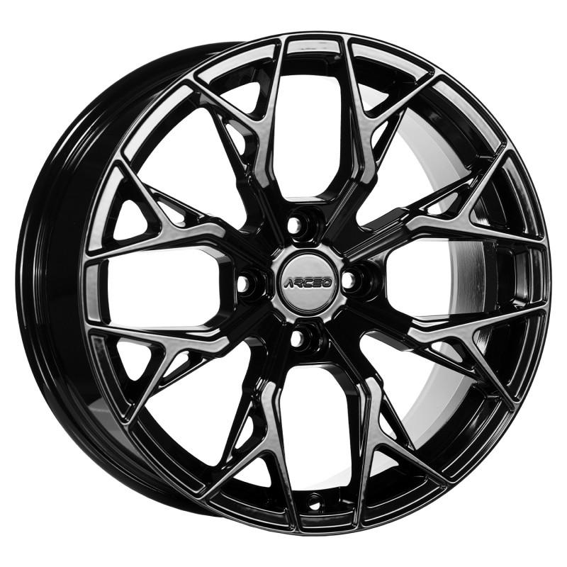 Llanta roma 7.5x17 4x100 et35 73.1 black