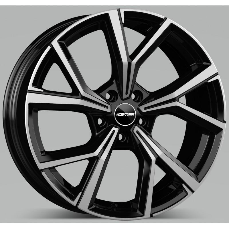 Llanta mentor 7.5x18 5x114.3 et45 73.1 black polished