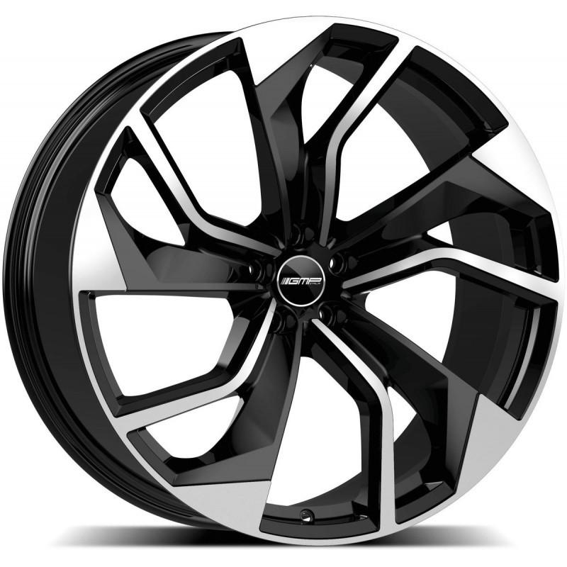 Llanta rebel 8.5x21 5x114.3 et50 67.1 black polished