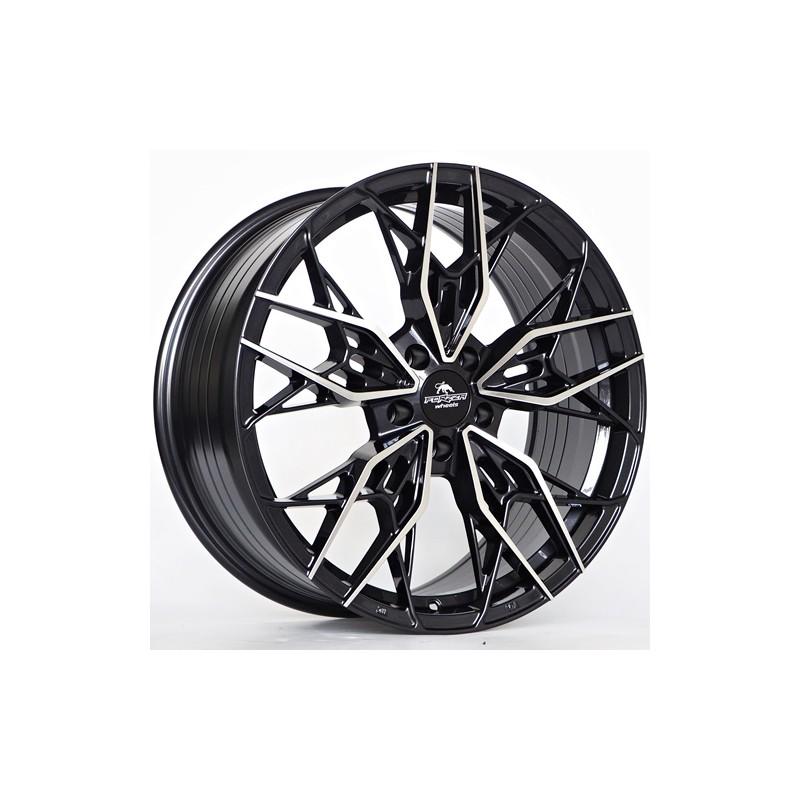 Llanta spectrum 8.5x19 5x120 et32 72.6 black magig polished