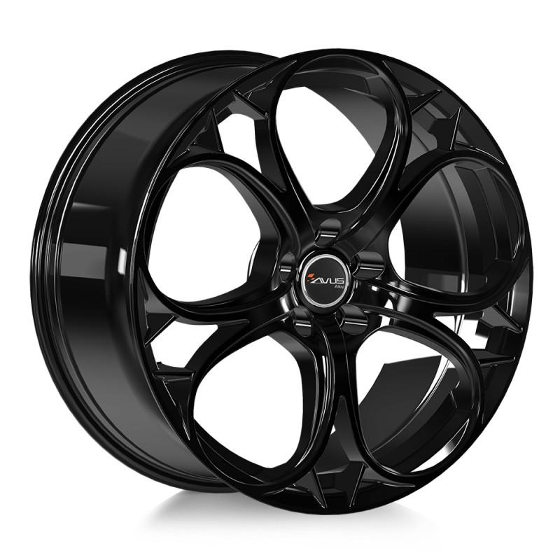 Llanta avus ac-520 7.5x17 5x110 et30 65.1 black