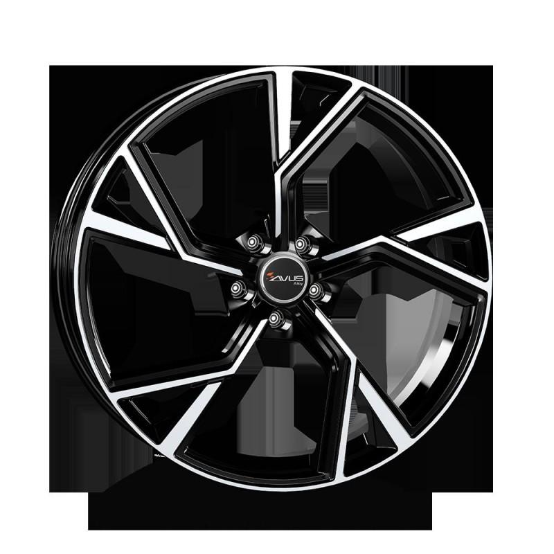 Llanta avus af20 9x20 5x120 et45 65.1 black polished