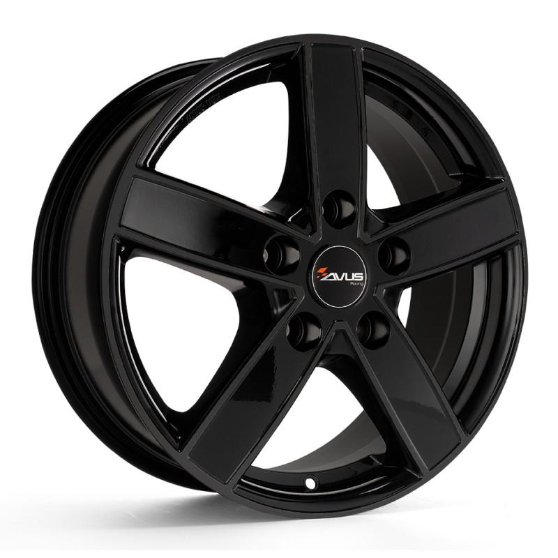 Llanta avus ac-v51 6.5x16 5x112 et50 66.6 black