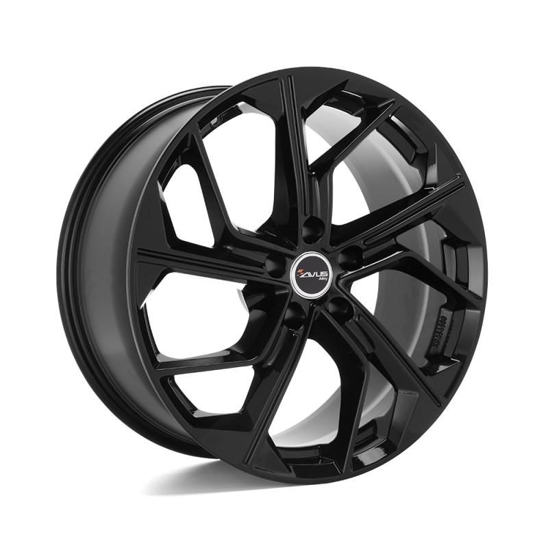 Llanta avus ac-522 8x18 5x112 et40 66.6 black