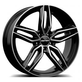 FASTEN 8X19 5X112 ET30 66.6 BLACK POLISHED
