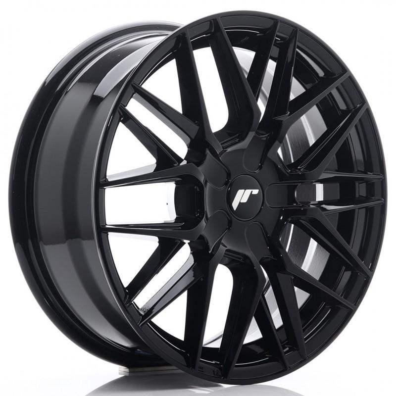 JR Wheels JR28 17x7 ET20-45 BLANK Gloss Black