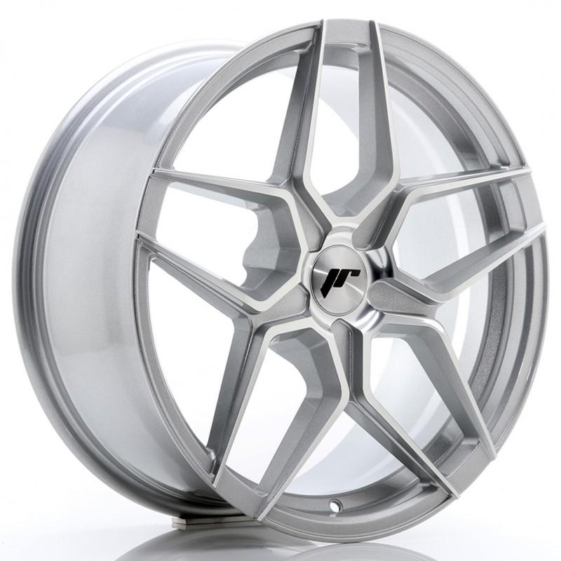 JR Wheels JR34 18x8 ET20-42 5H BLANK Silver Machined Face