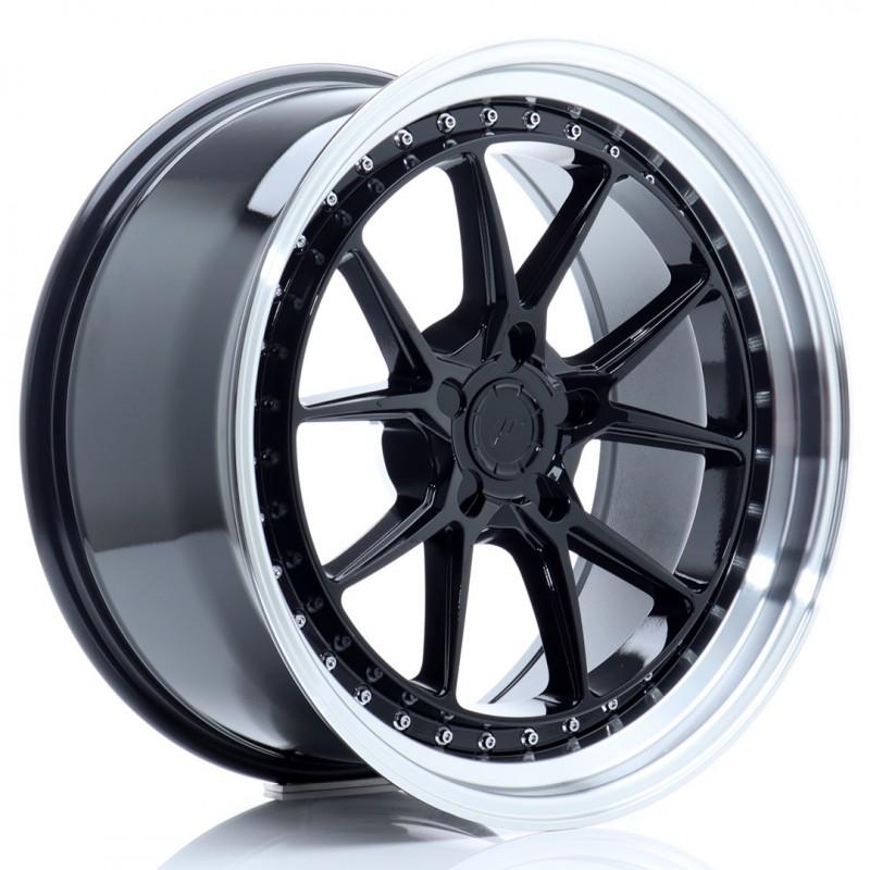 JR Wheels JR39 19x9,5 ET15-35 5H BLANK Gloss Black w/ Machined Lip