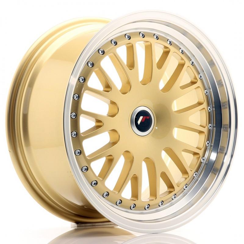 Llanta jr wheels jr10 17x8 et35 blank gold w/machined lip