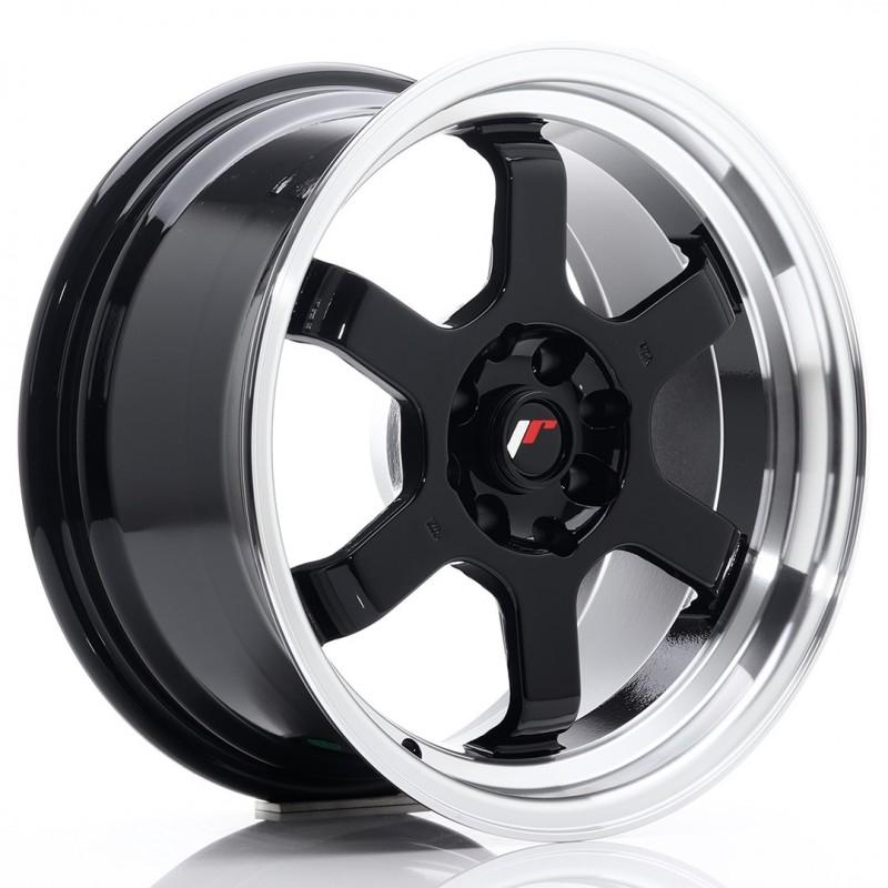 Llanta jr wheels jr12 16x8 et15 4x100/114 gloss black