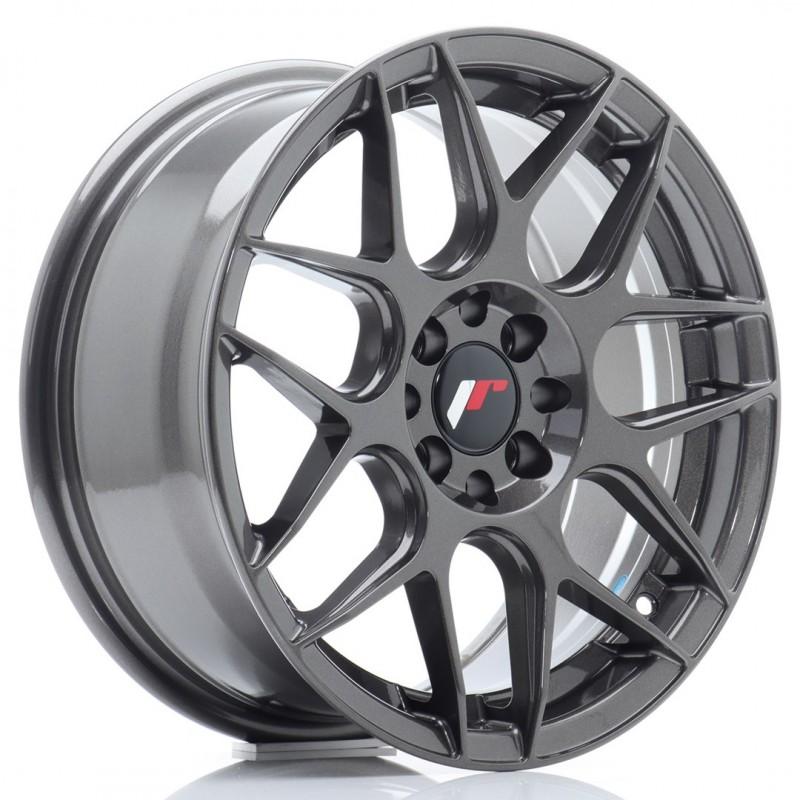 Llanta jr wheels jr18 16x7 et25 4x108 hyper gray