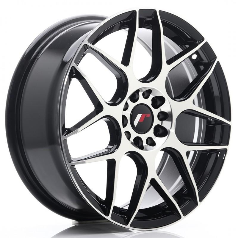 Llanta jr wheels jr18 18x7,5 et40 5x112/114 black machined face