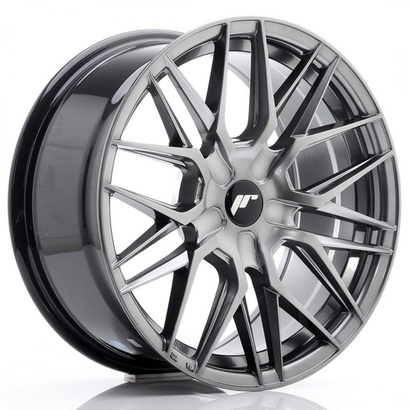 Llanta jr wheels jr28 17x8 et25-40 blank hyper black