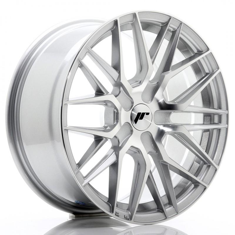 Llanta jr wheels jr28 17x8 et25-40 blank silver machined face