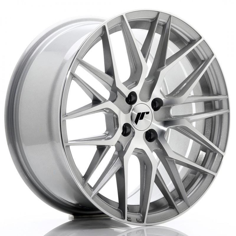 Llanta jr wheels jr28 17x8 et40 4x100 silver machined face