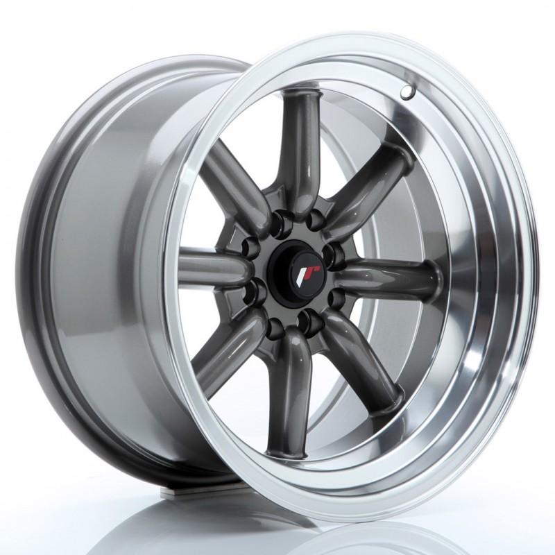 Llanta jr wheels jr19 16x9 et-15 4x100/114 gun metal