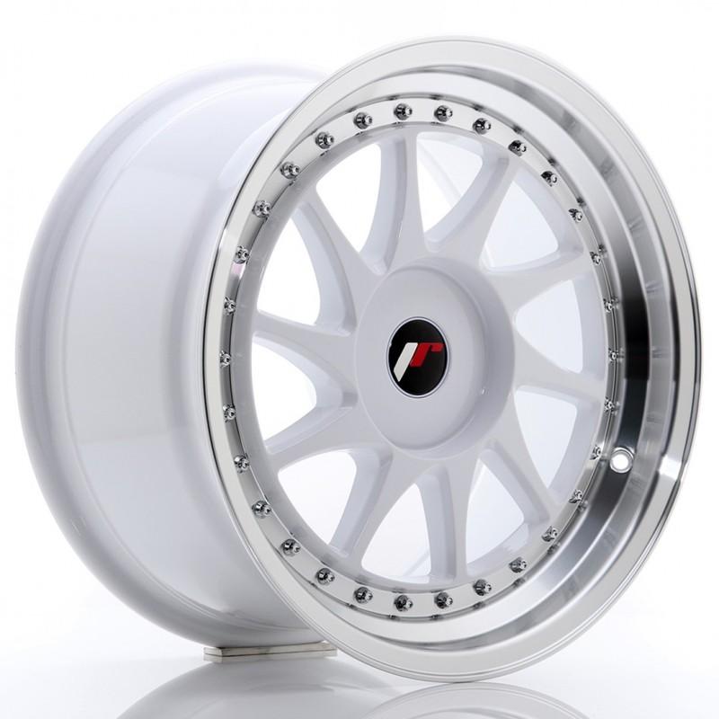 Llanta jr wheels jr26 17x9 et20-35 blank white w/machined lip