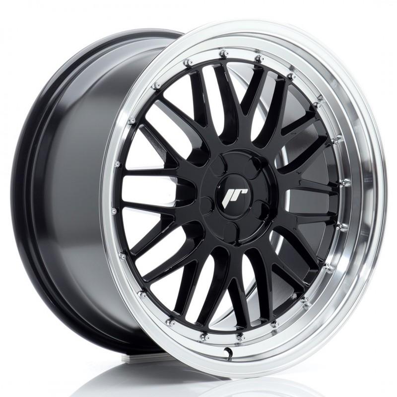 JR Wheels JR23 19x9,5 ET20-45 5H BLANK Gloss Black w/ Machined Lip